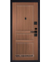 Входная дверь снаружи МДФ панель G Гладкая с Черным молдингом  цвет Бетон серый  Внутри отделка на выбор 